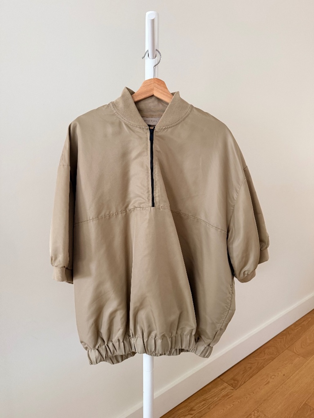 Fear Of God Essentials Short Sleeve Bomber Jacket